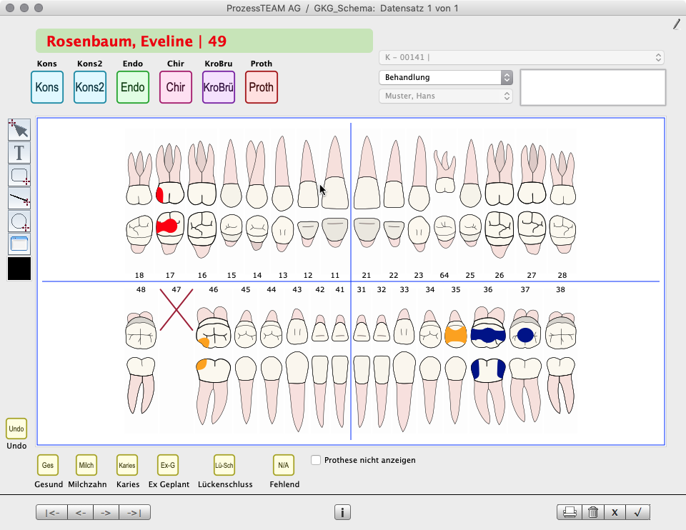 Zahnarzt Software